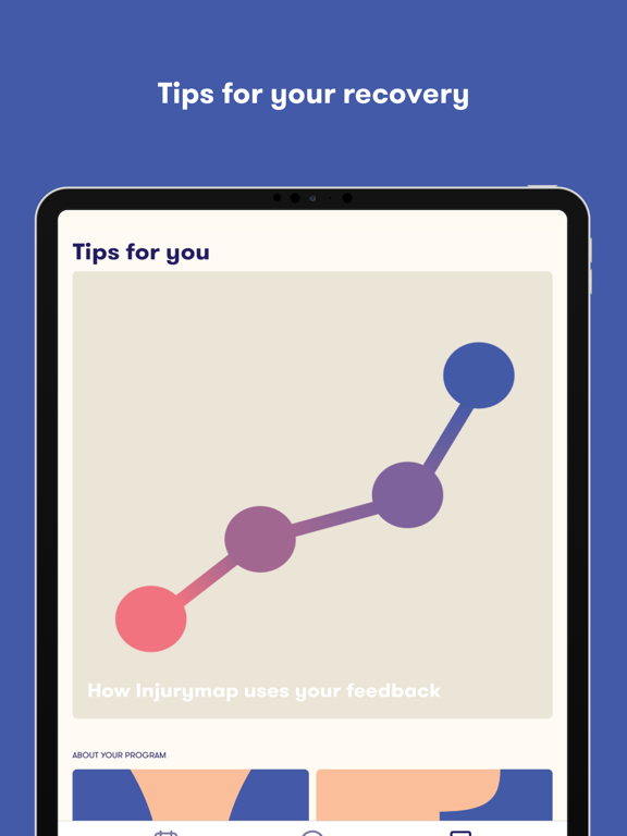 Injurymap - Physiotherapy App iPad screenshot 7 - Health & Fitness app