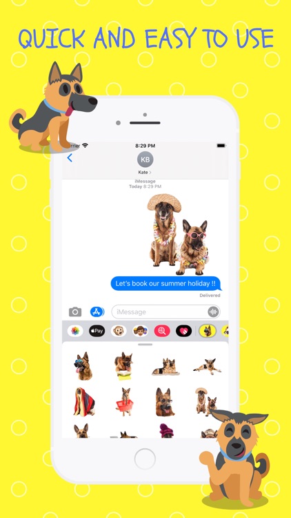 German Shepherd GSD Fun Emoji