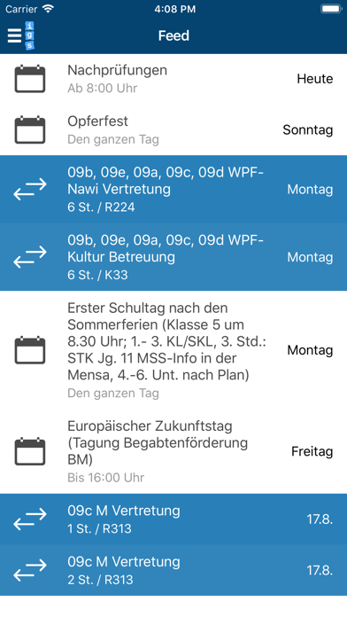 IGS Mainz Bretzenheim App Screenshot
