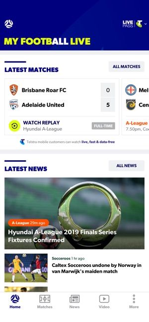 My Football Live App