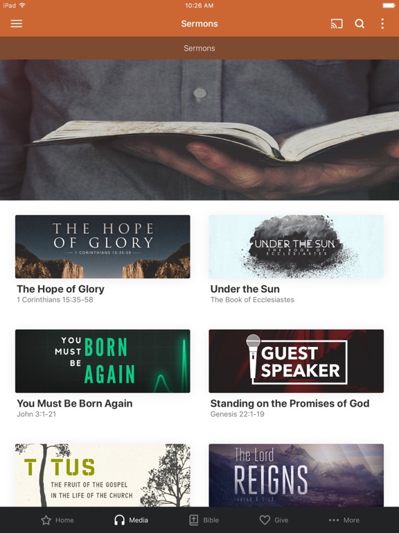 Dry Creek Baptist Church iPad screenshot 2 - Lifestyle app