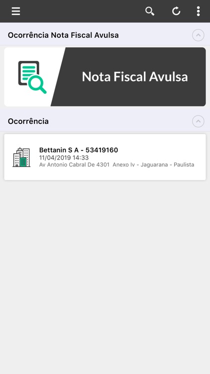 Registro de Ocorrências