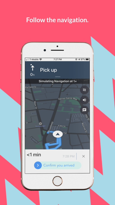 Couree Driver iPhone screenshot 3 - Business app