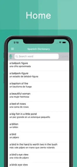 Game screenshot Spanish Dictionary Offline Pre apk