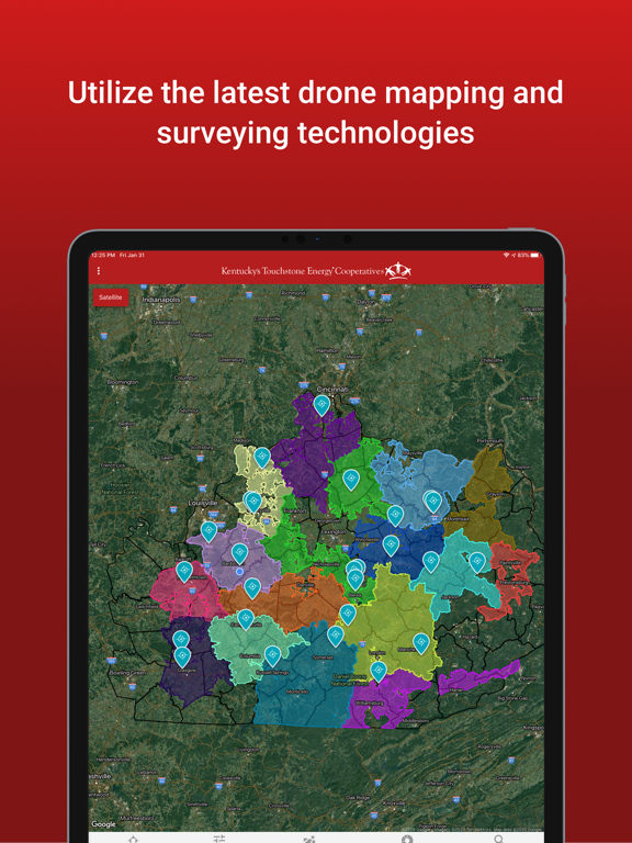 KY PowerMap iPad screenshot 4 - Business app