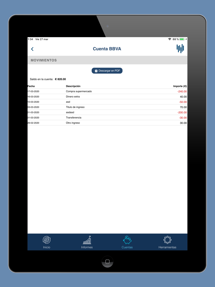 Control de Gastos e Ingresos