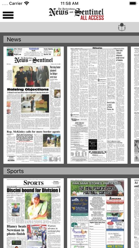 #5. News and Sentinel All-Access (iOS) By: Presteligence