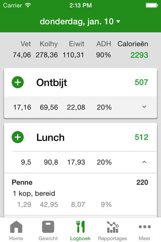Calorie Counter by FatSecret screenshot 2
