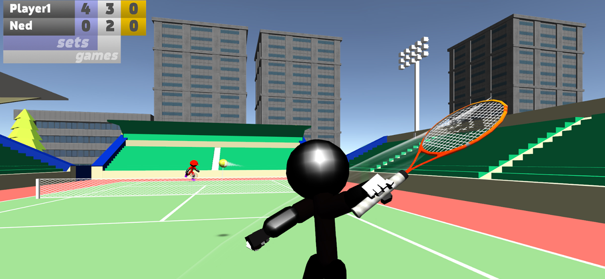 Stickman 3D Tennis