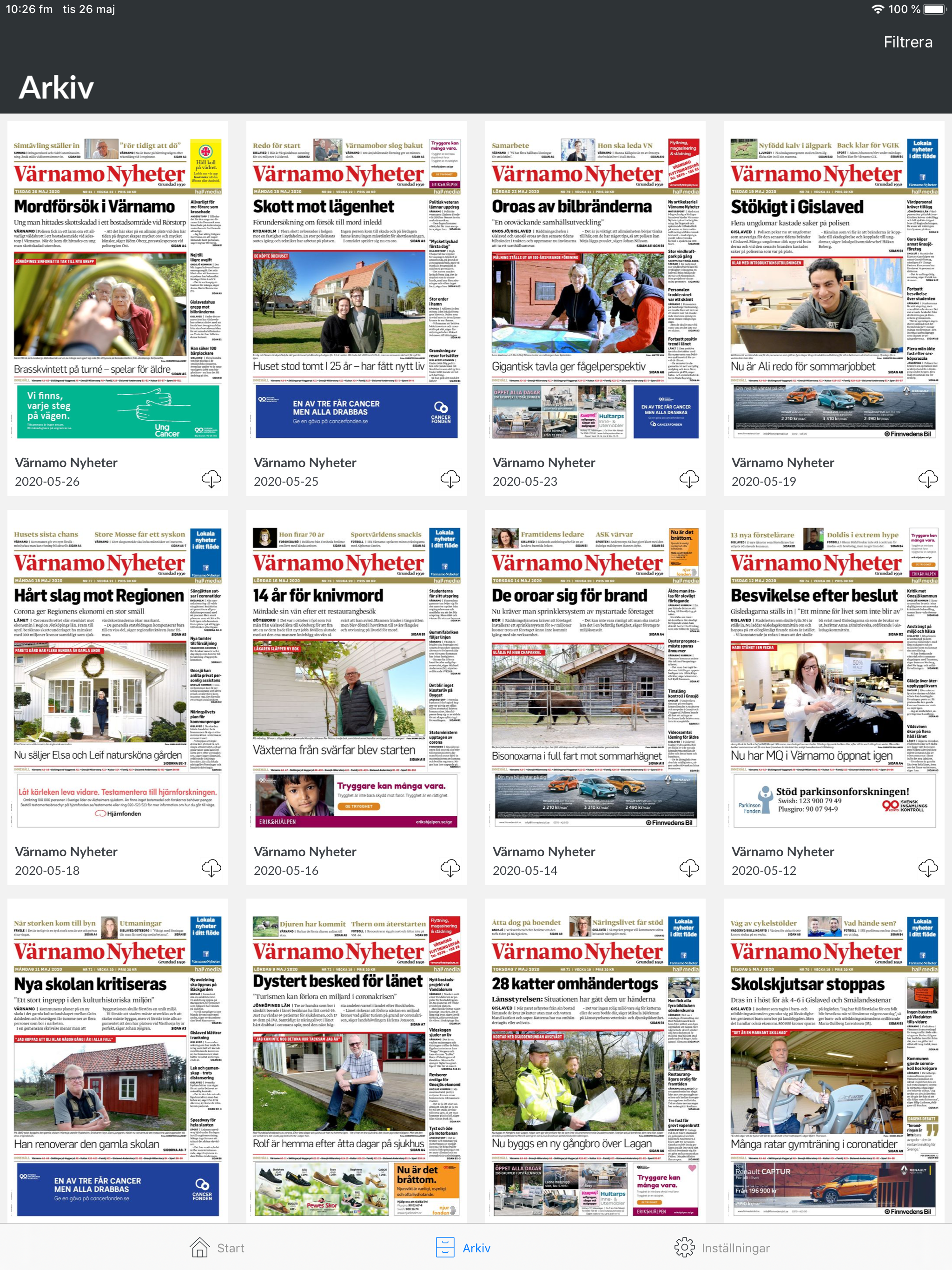 Värnamo Nyheter e-tidning