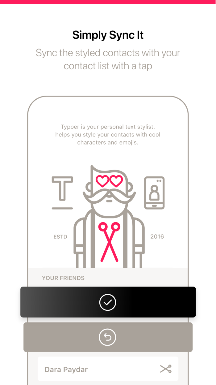 Typoer - Style your contacts