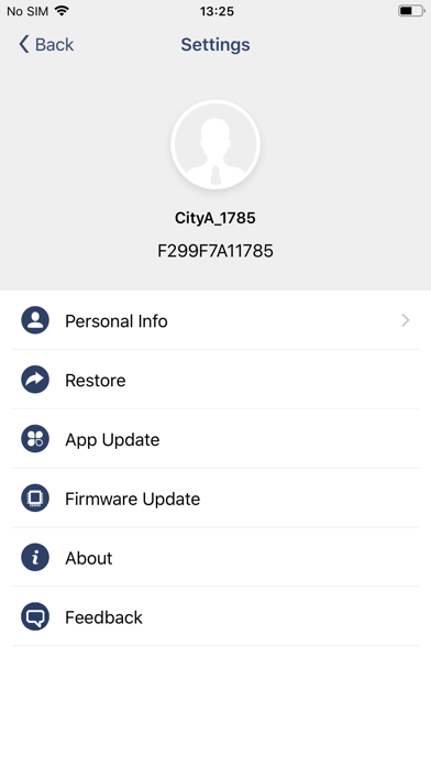 App screenshot
