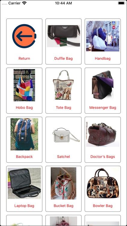 Woman bag types
