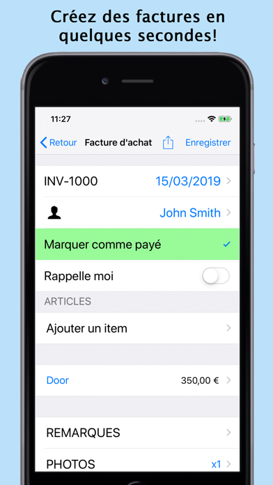 Screenshot #2 pour Easy Invoice Pro - PDF