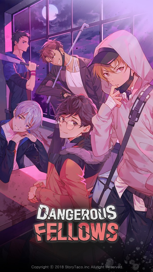 #1. Dangerous Fellows - otome game (iOS) 由: Storytaco.inc