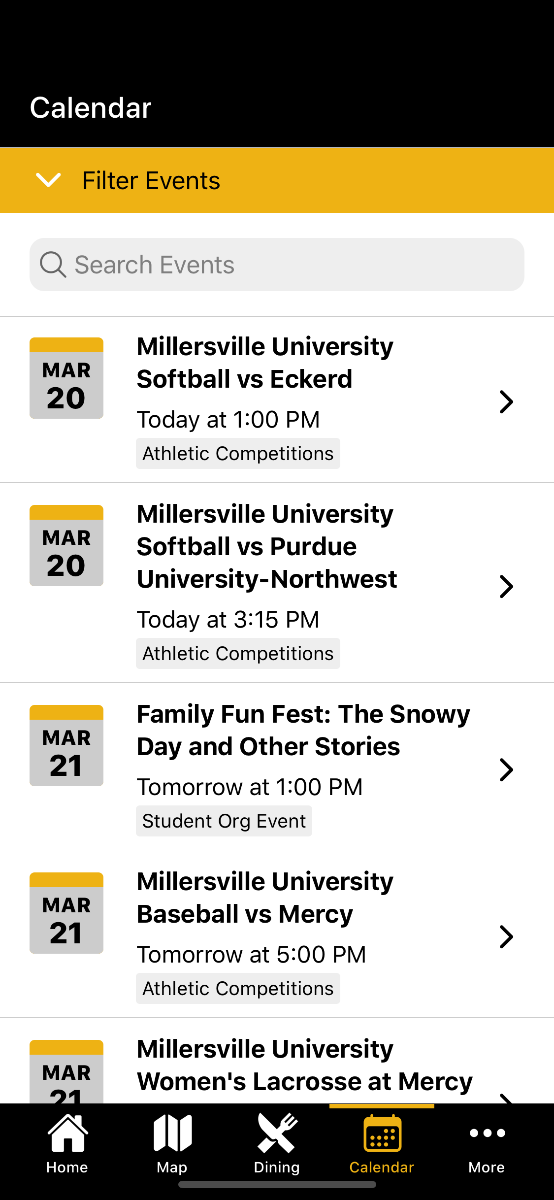 Millersville University of PA screenshot 4