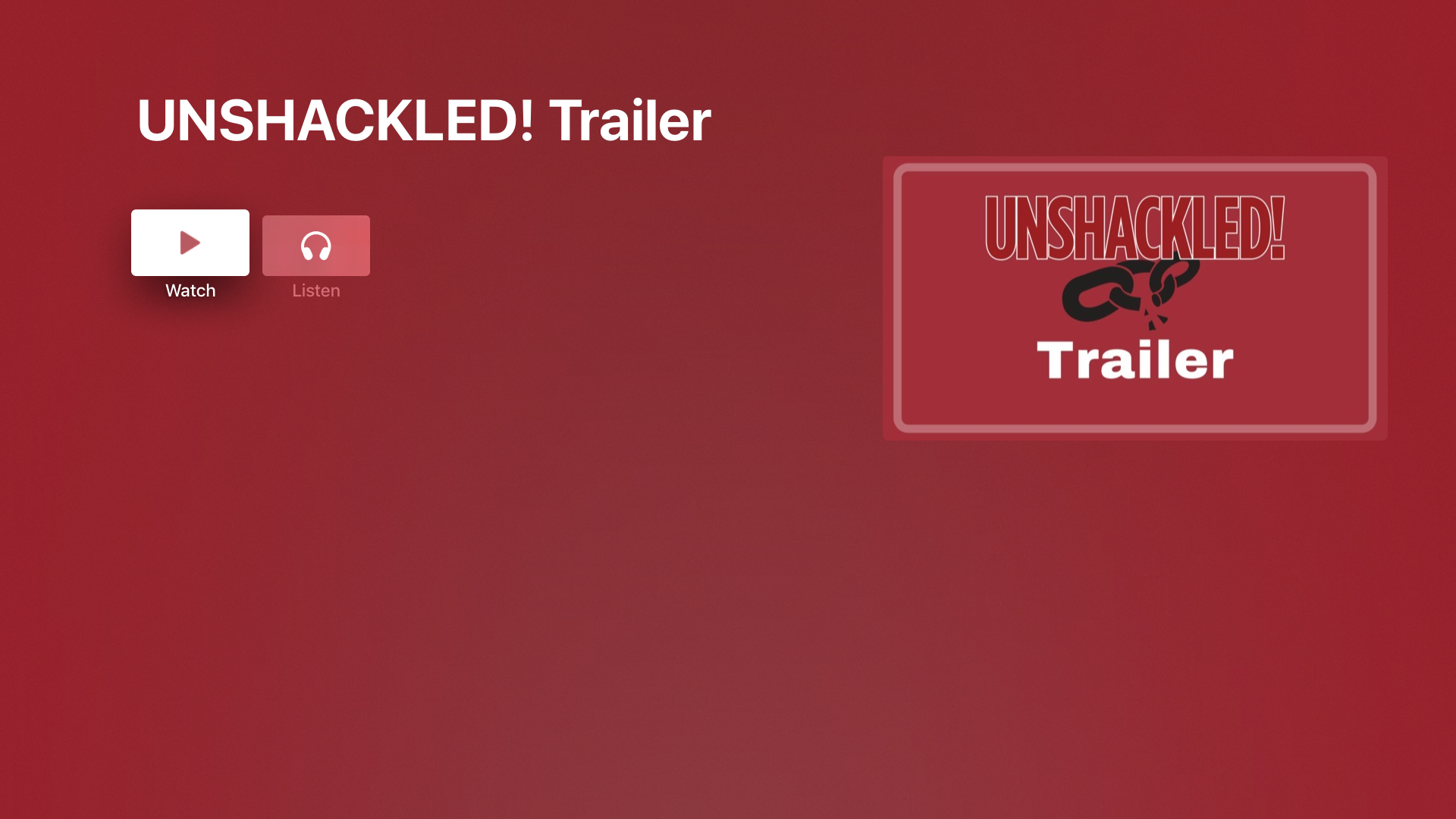 Unshackled!