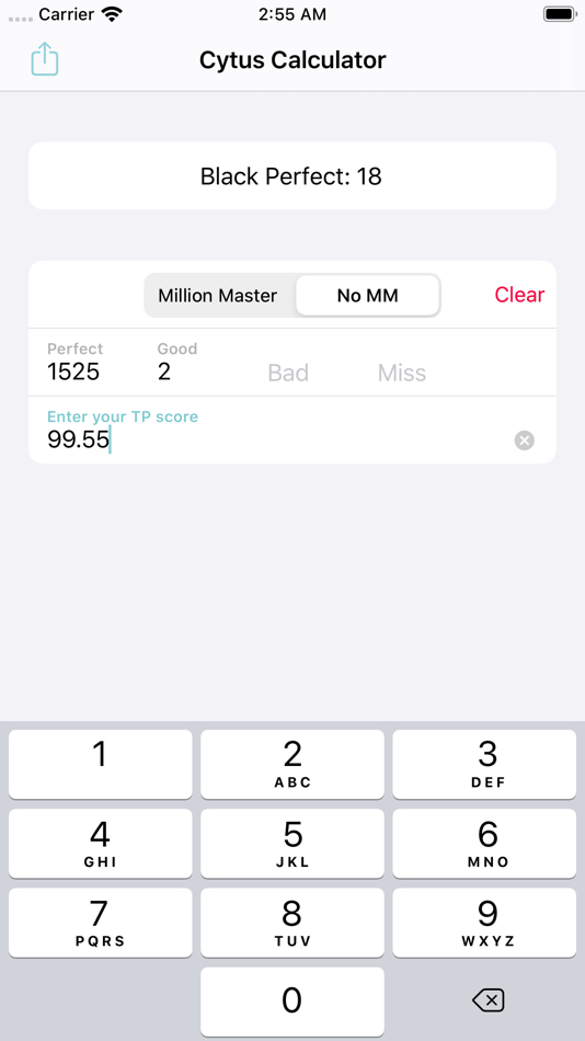 Cytus Calculator (iOS) 由: Geun-hyeok Jang Cytus Calculator (iOS) 由: Geun-hyeok Jang