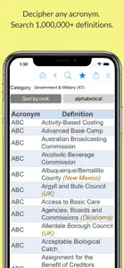 Acronyms and Abbreviations screenshot #3 for iPhone