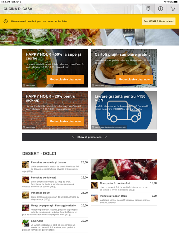 Screenshot #6 pour Cucina di casa Comenzi Online