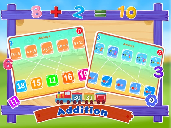 Number Match Math Matching App iPad screenshot 4 - Education app