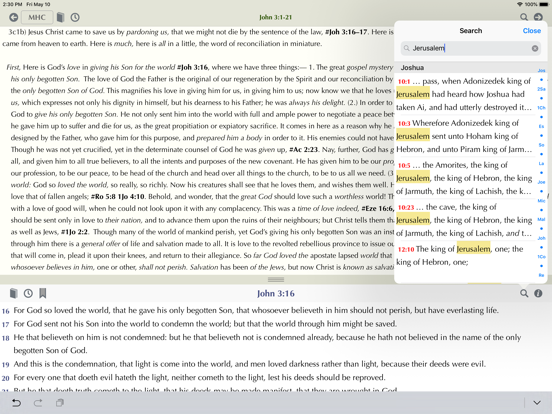 Matthew Henry Study Bible iPad screenshot 5 - Book app