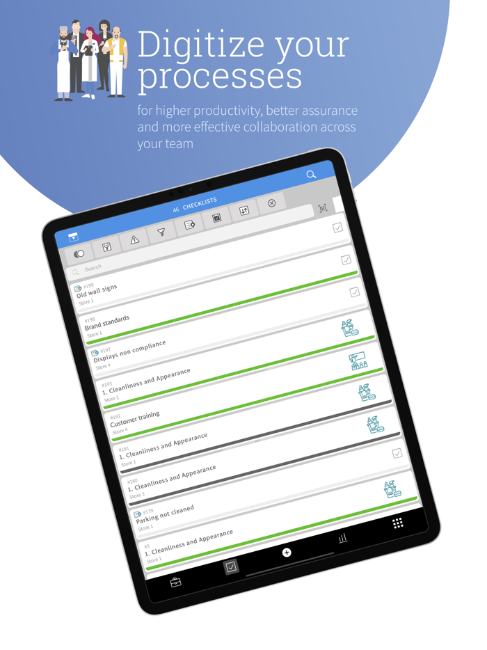 Iristrace - Mobile checklists