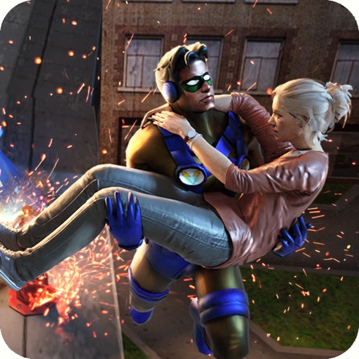 Rope Swing Hero Rescue Mission icon