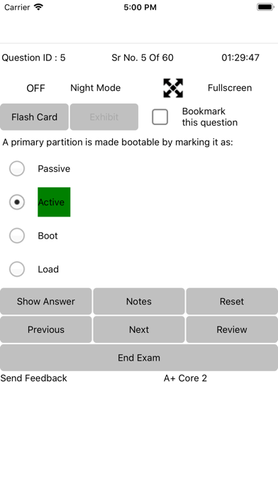Exam SimulatorFor A+ Core 2 Screenshot