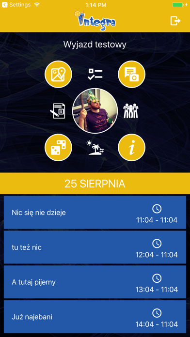 Integra App Screenshot