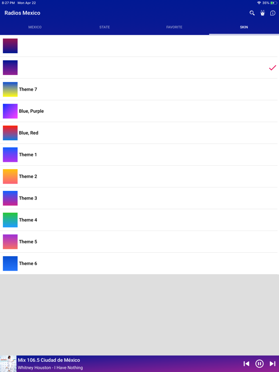 Radios de Mexico FM/AM iPad screenshot 5 - Music app