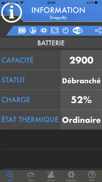Screenshot #1 pour Ampères - Info batterie Ampere