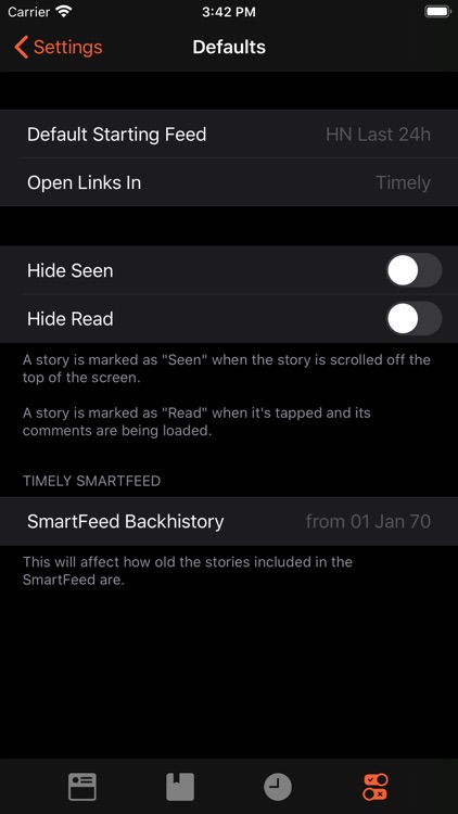 Timely HN screenshot-4
