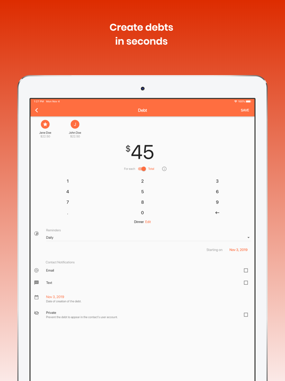 Screenshot #6 pour Debtrail