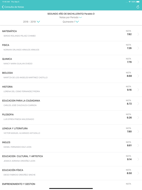 Screenshot #5 pour Mi Académico