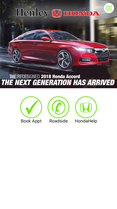 Henley Honda Screenshot