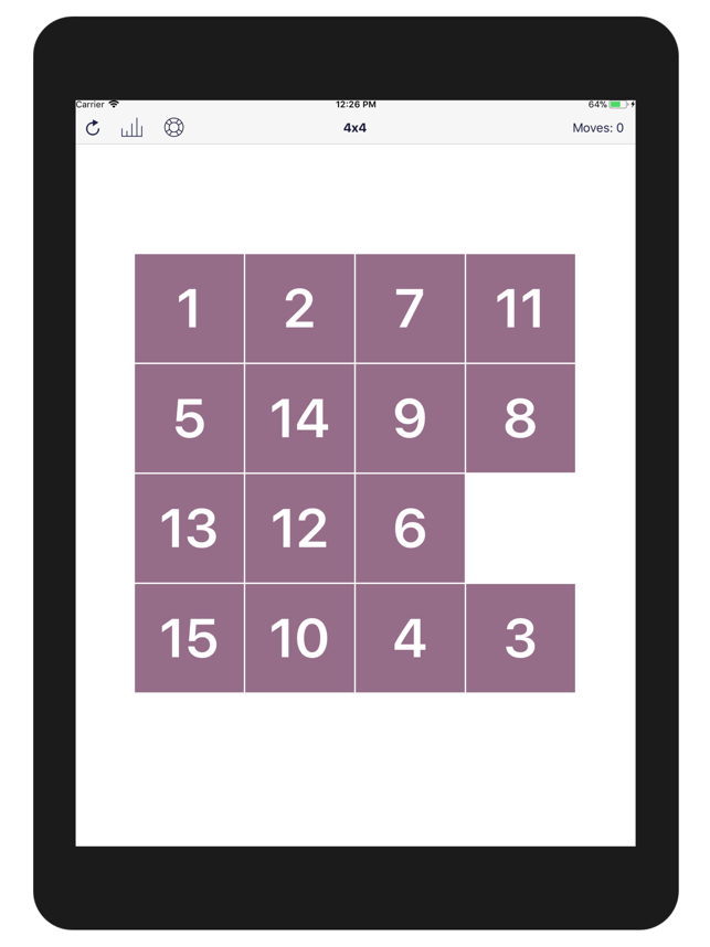 ‎Sliding Puzzle - Board Game Screenshot