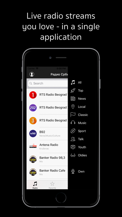 Screenshot #1 pour Радио Србије - radio of Serbia
