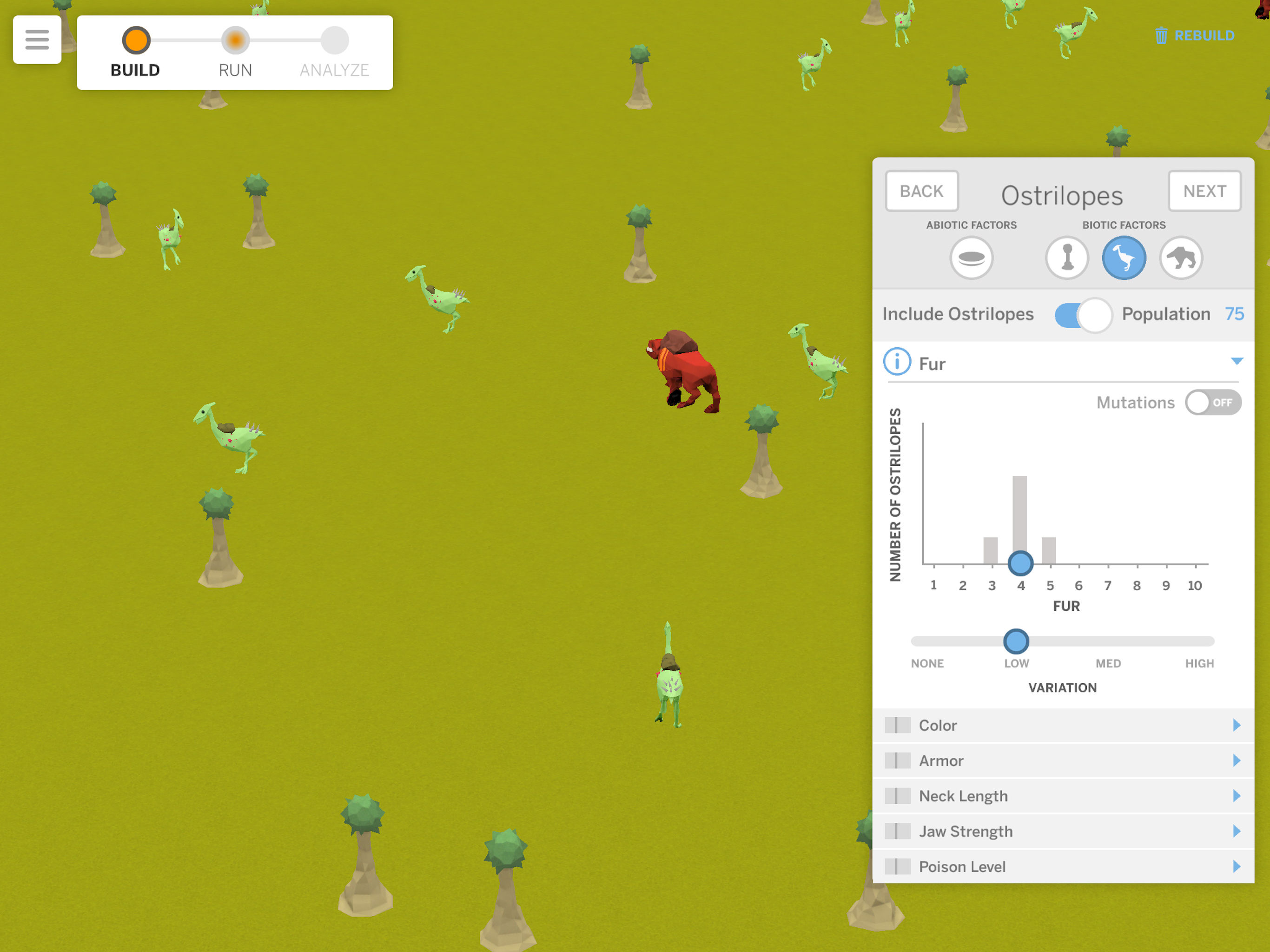 Natural Selection Sim screenshot 4