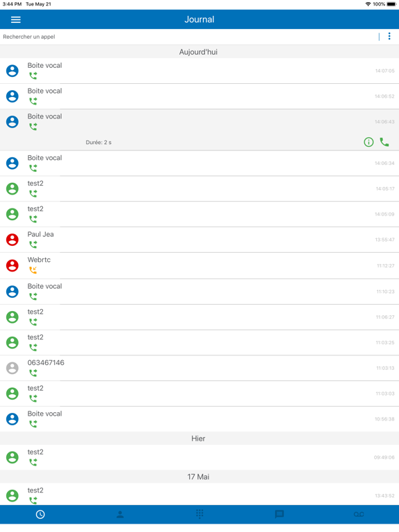 Screenshot #5 pour VoiceManager Mobile