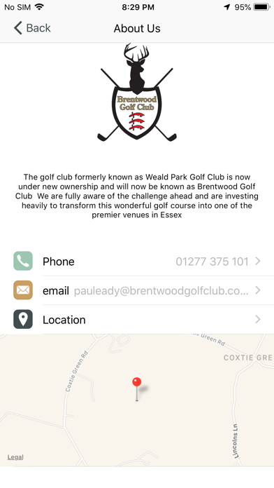 Brentwood Golf Club Screenshot