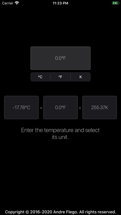 Temperature Converter-°C-°F-K