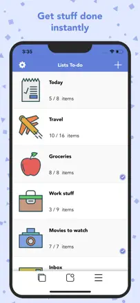 Lists To-doのスクリーンショット（1/9）