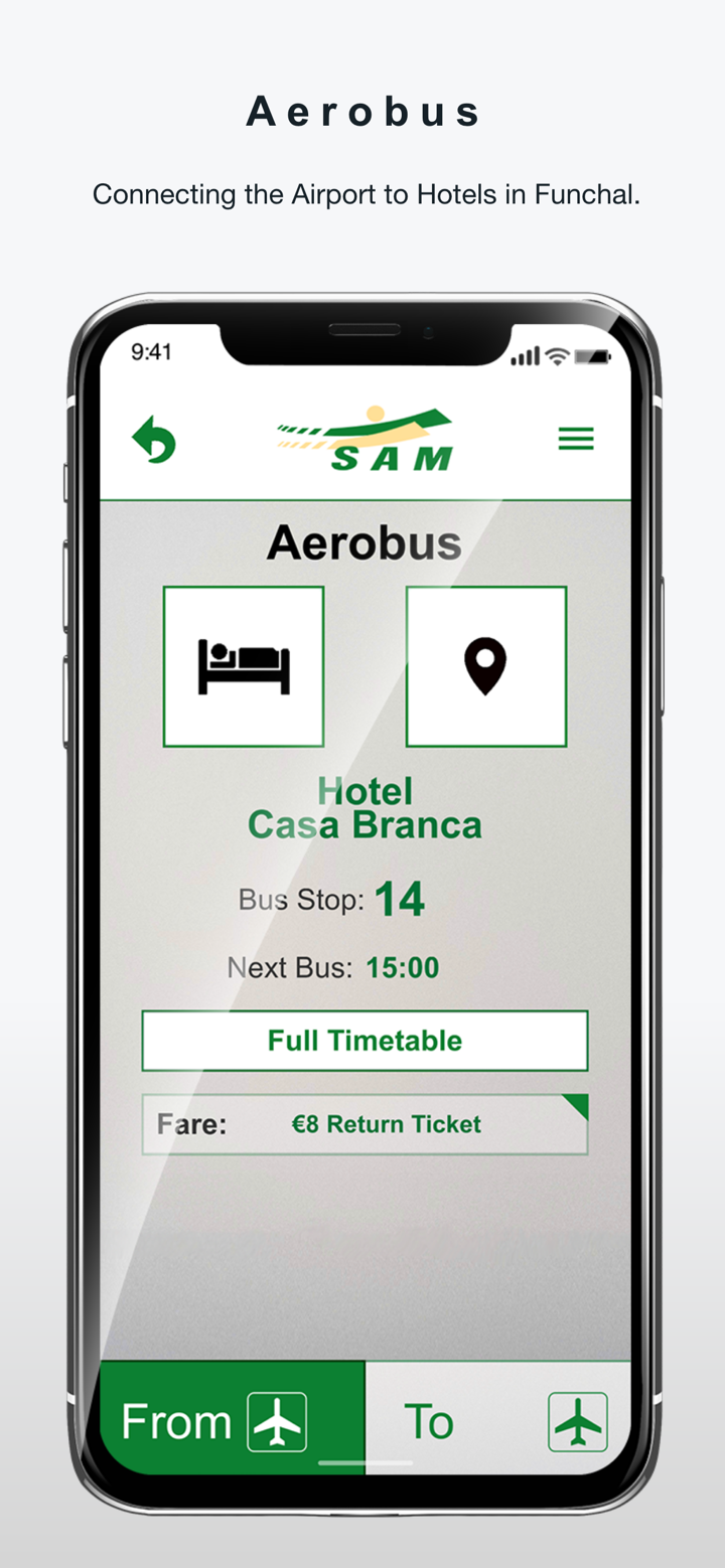 SAM Madeira Bus screenshot 2