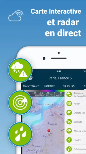 Capture d'écran de WeatherBug – Weather Forecast sur iPhone 3