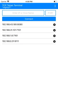 TCP Telnet Terminal iPhone image 1