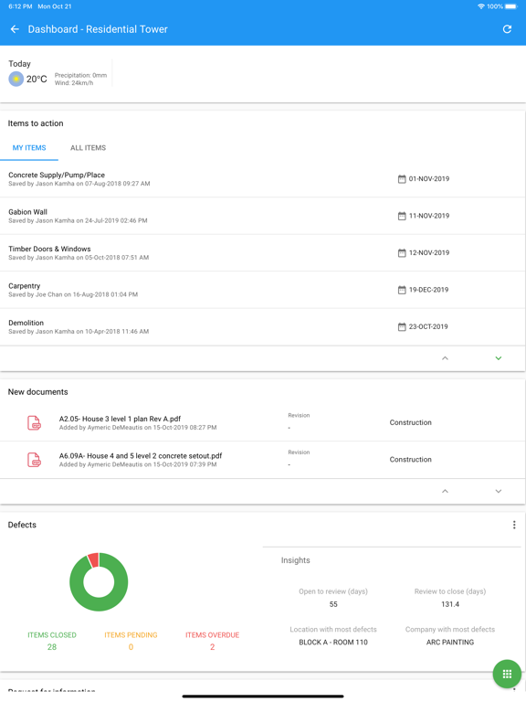 Webuild iPad screenshot 4 - Business app