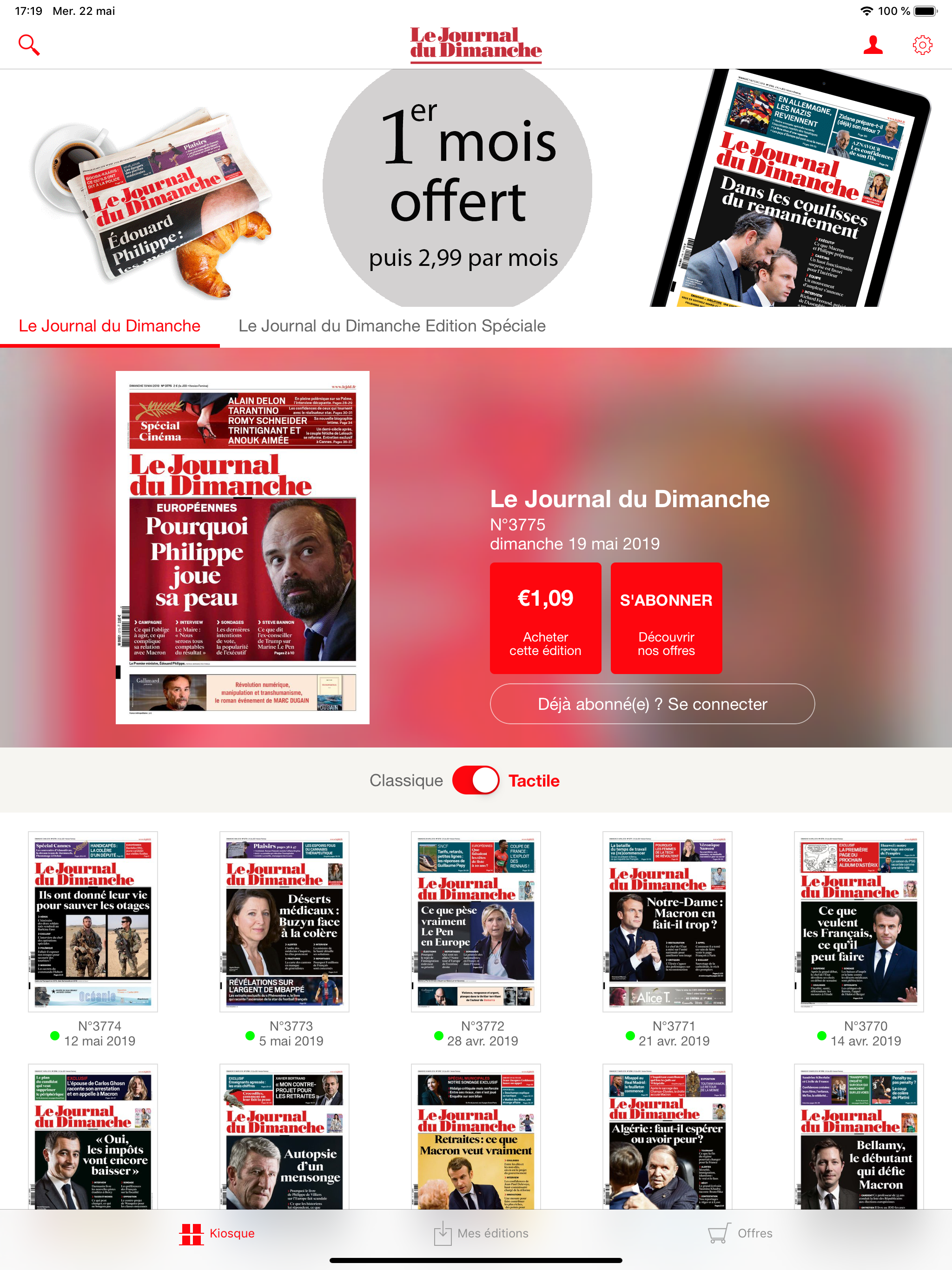 L’ancienne app du JDD