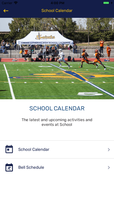 Crean Lutheran High School. Screenshot