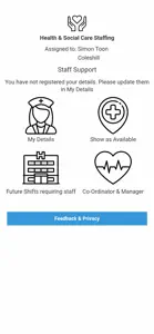 Health & Social Care Staffing screenshot #1 for iPhone